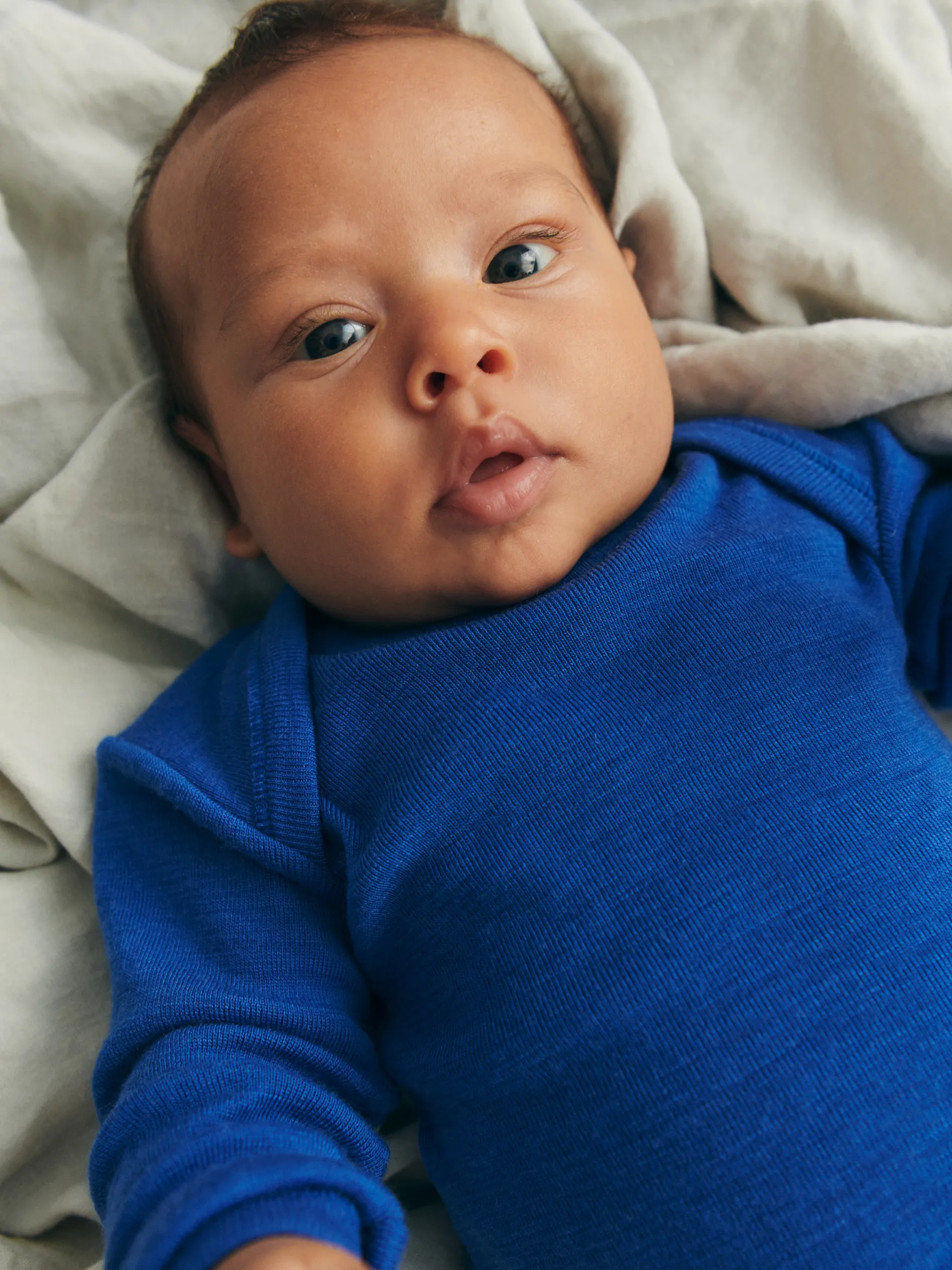 Heldragt i merinould til baby