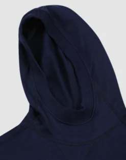 Hættetrøje i merinould til mænd