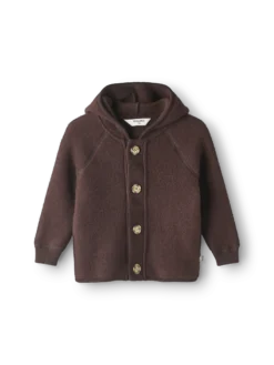 Jakke i merinouldfleece til baby