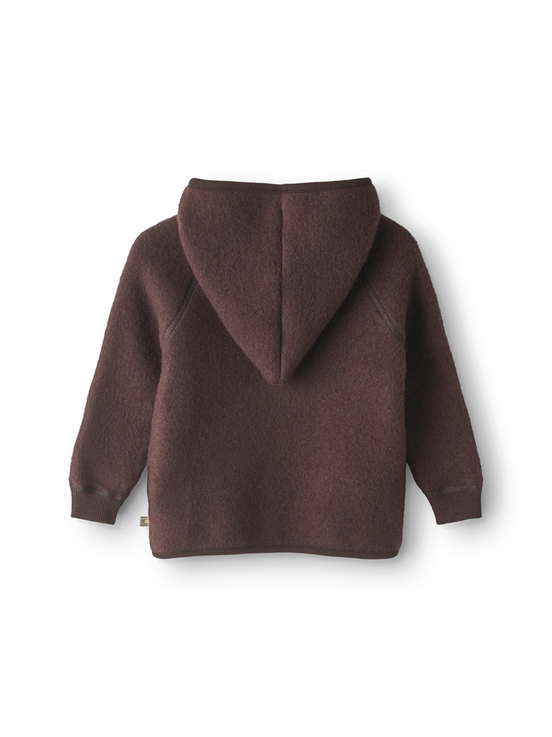 Jakke i merinouldfleece til baby