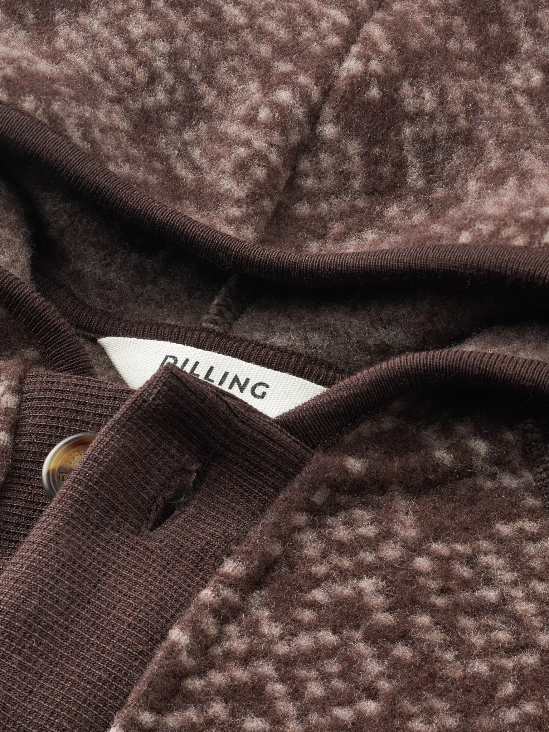 Jakke i merinouldfleece til baby