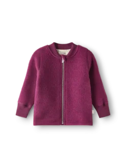 Jakke i merinouldfleece til baby