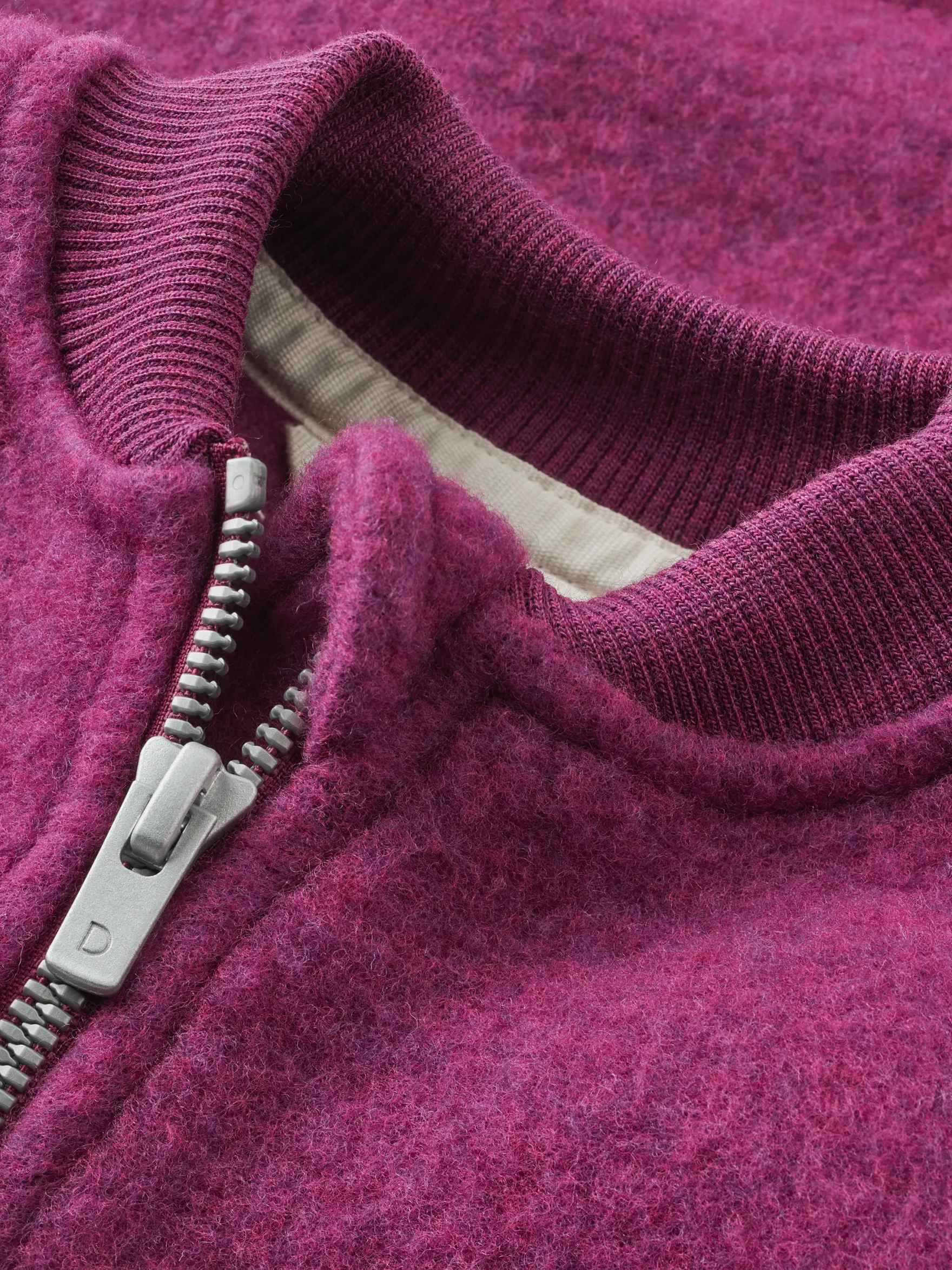 Jakke i merinouldfleece til baby