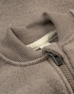 Jakke i merinouldfleece til baby