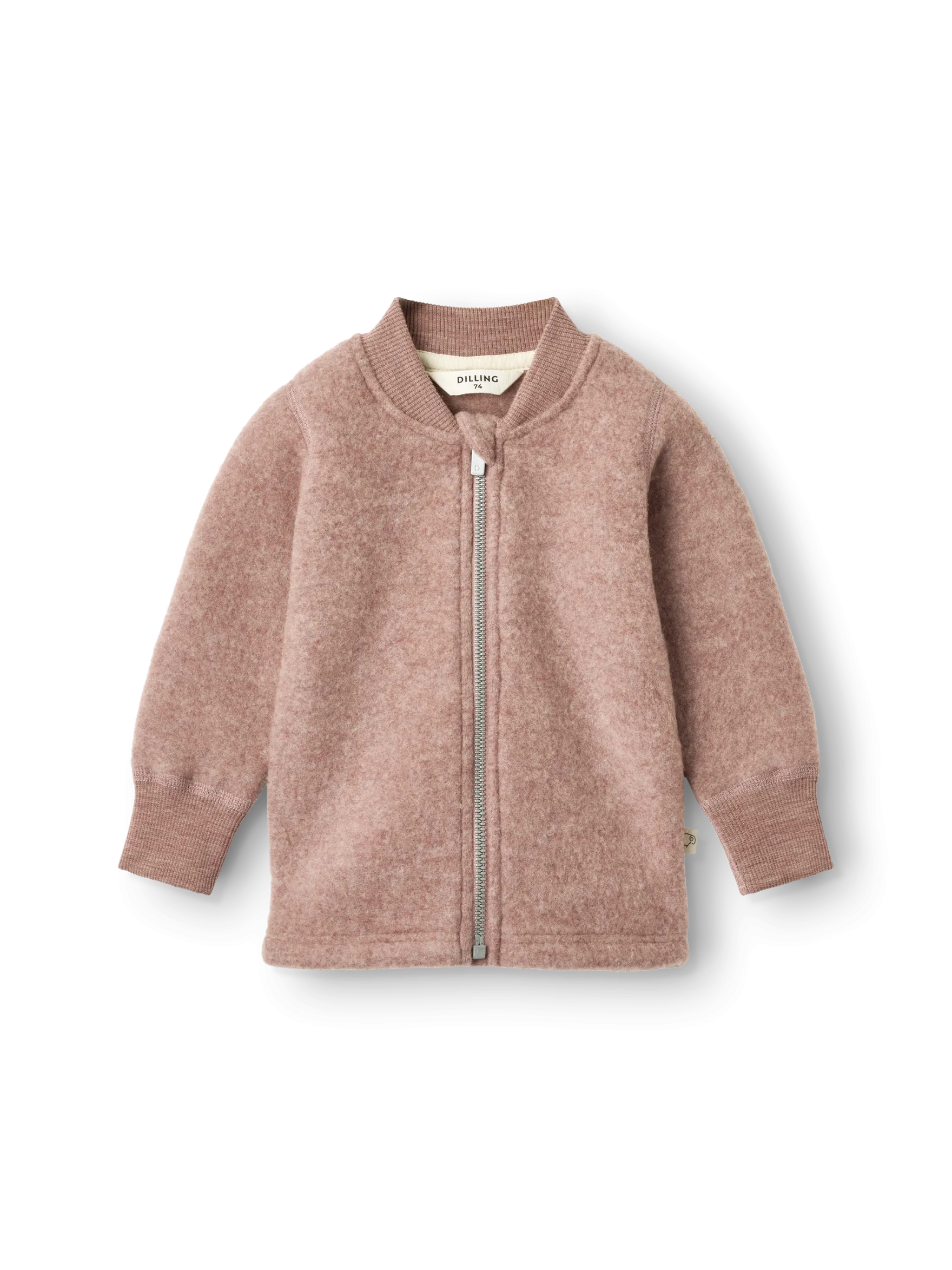 Jakke i merinouldfleece til baby
