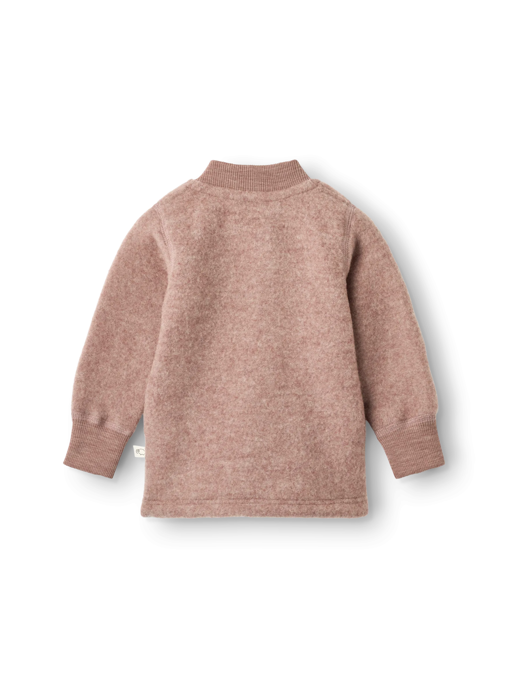 Jakke i merinouldfleece til baby