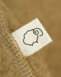 Jakke i merinouldfleece til baby