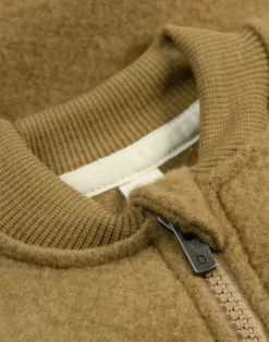 Jakke i merinouldfleece til baby