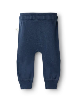 Joggers i merinouldfrotté til baby