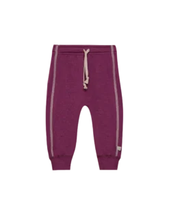 Joggers i merinouldfrotté til baby