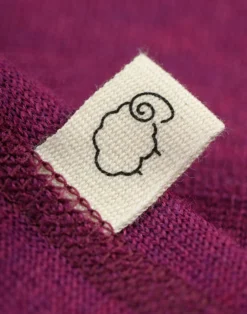 Kjole i merinouldfrotté til baby