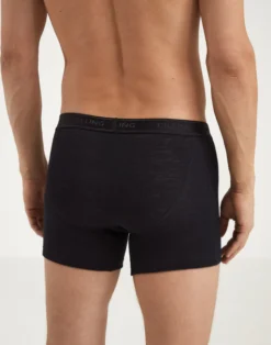 Klassiske boksershorts i merinould til mænd