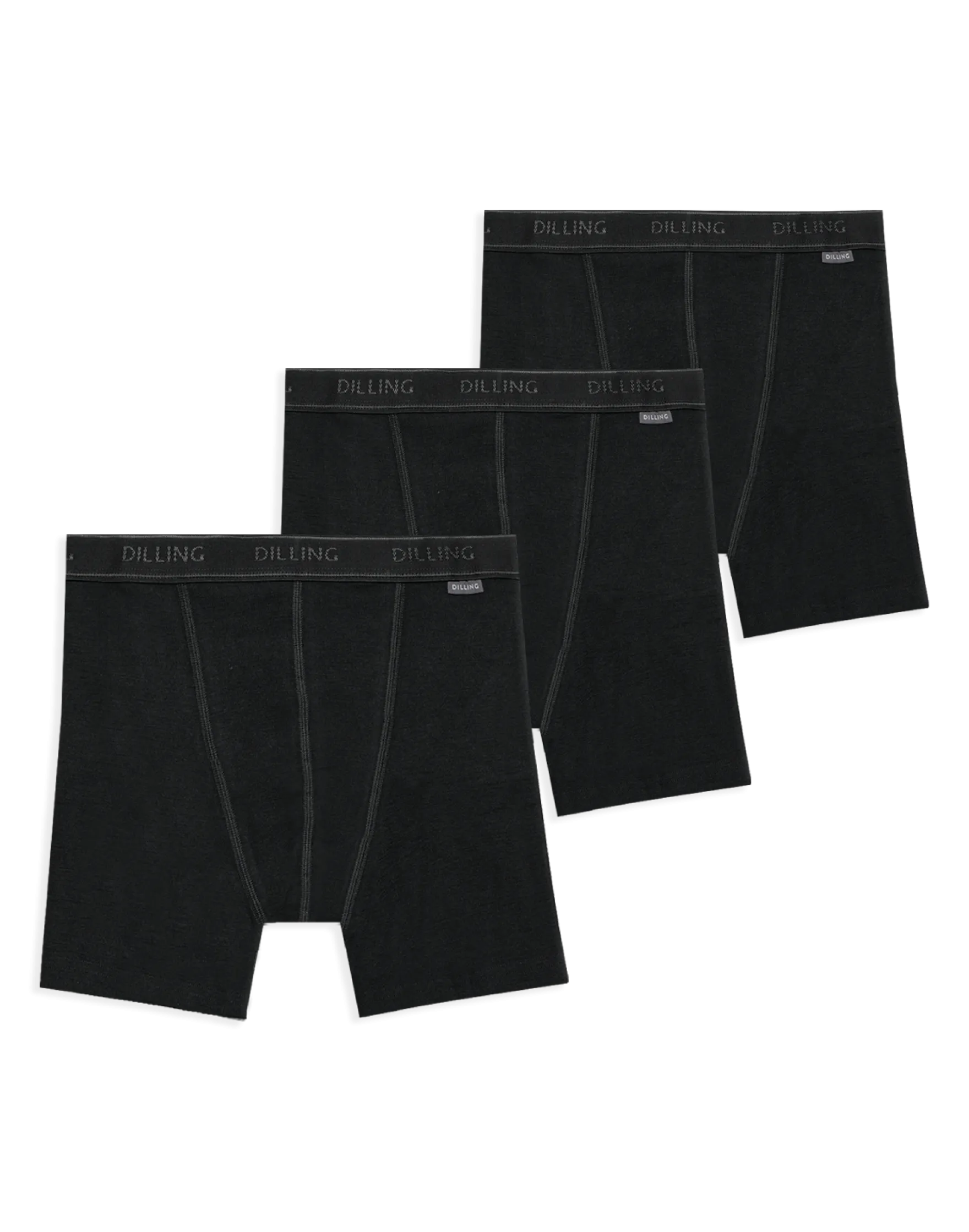 Klassiske boksershorts i merinould til mænd (3-pak)