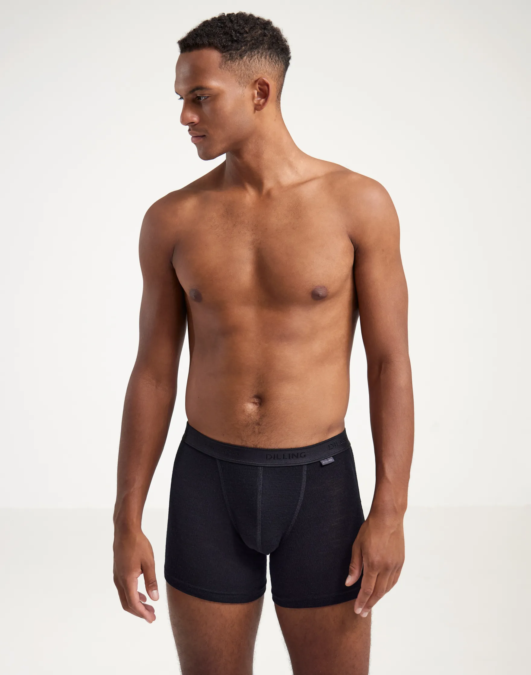 Klassiske boksershorts i merinould til mænd (3-pak)