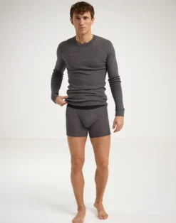 Klassiske boxershorts i merinould til mænd