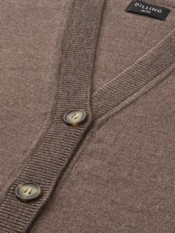 Kort cardigan i merinould til kvinder
