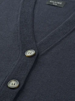 Kort cardigan i merinould til kvinder