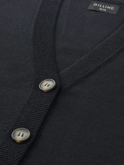 Kort cardigan i merinould til kvinder