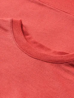 Kort sweatshirt i merinould til kvinder