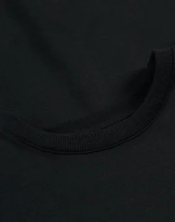 Kort sweatshirt i merinould til kvinder