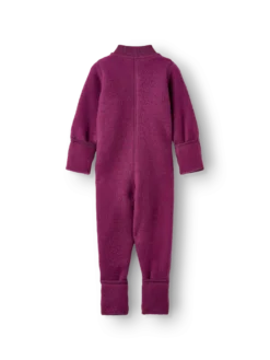 Køredragt i merinouldfleece til baby