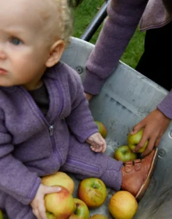 Køredragt i merinouldfleece til baby