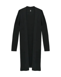 Lang cardigan i merinould til kvinder