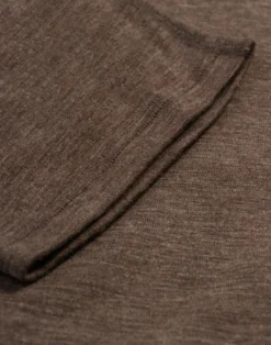 Lange boxershorts med gylp i merinould til mænd