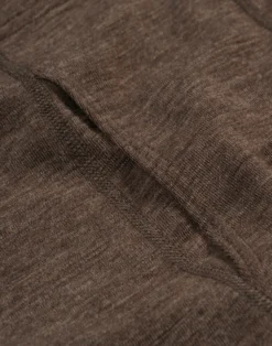 Lange boxershorts med gylp i merinould til mænd