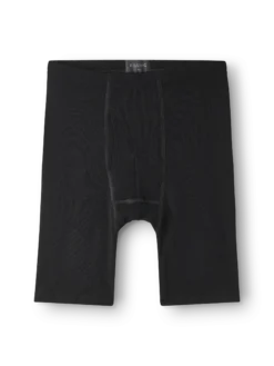Lange boxershorts med gylp i merinould til mænd