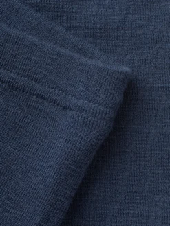 Lange tights med gylp i merinould til mænd