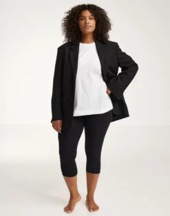 3/4 leggings i bomuld til kvinder