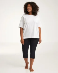 3/4 leggings i bomuld til kvinder