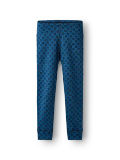 Leggings i merinould med nordisk mønster til børn