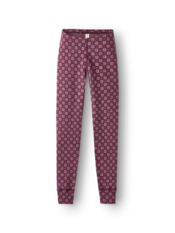 Leggings i merinould med nordisk mønster til børn