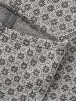 Leggings i merinould med nordisk mønster til børn