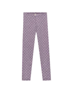 Leggings i merinould med nordisk mønster til børn