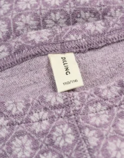 Leggings i merinould med nordisk mønster til børn