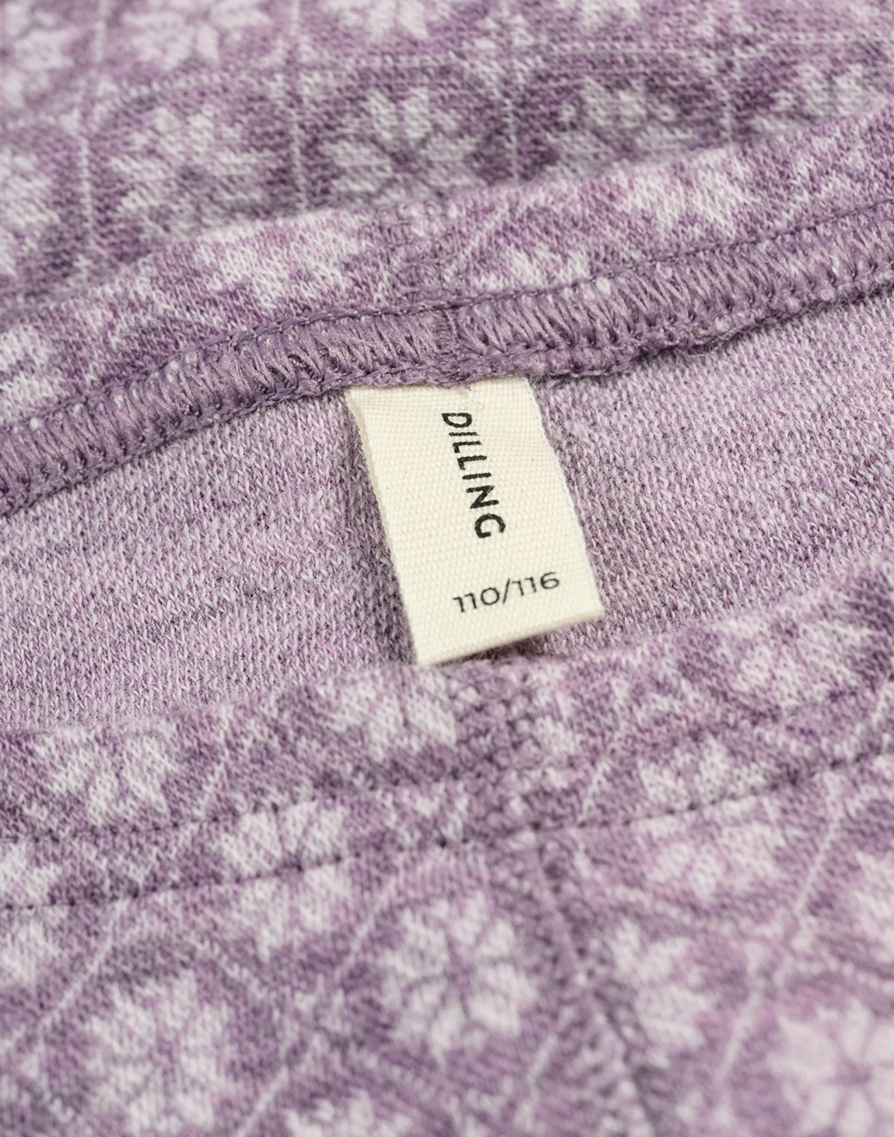 Leggings i merinould med nordisk mønster til børn