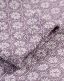Leggings i merinould med nordisk mønster til børn