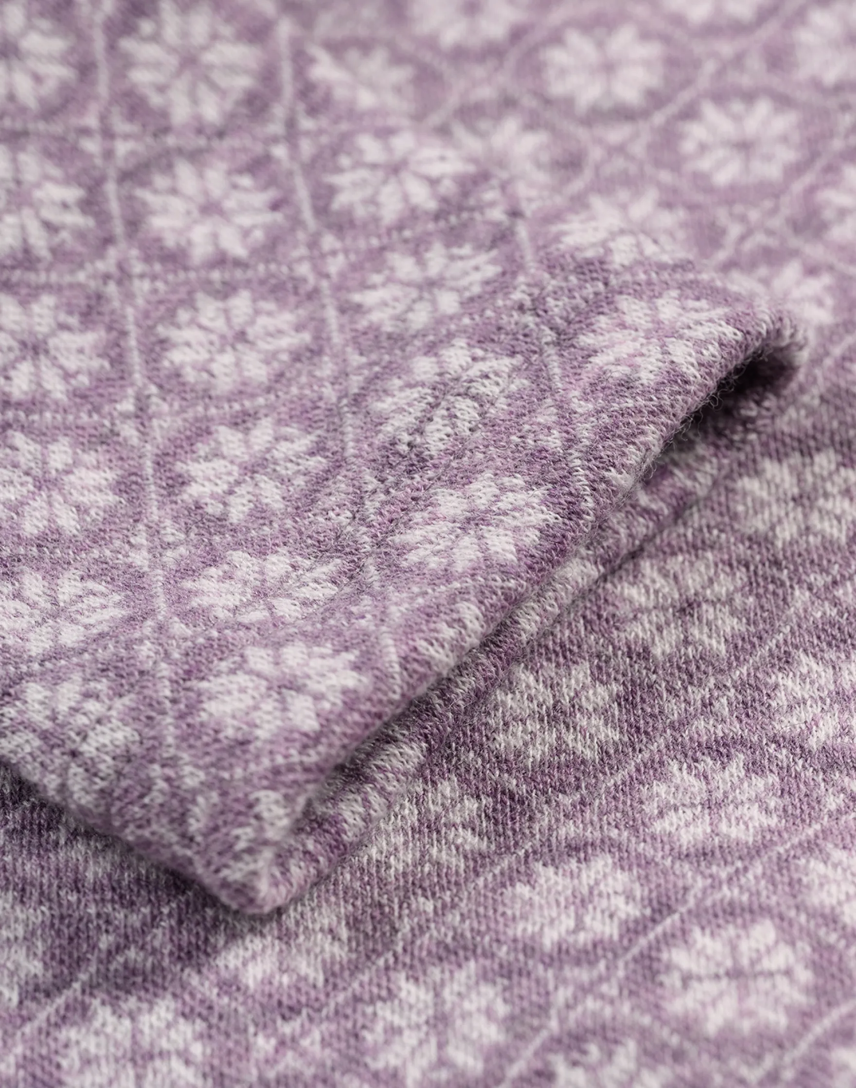 Leggings i merinould med nordisk mønster til børn