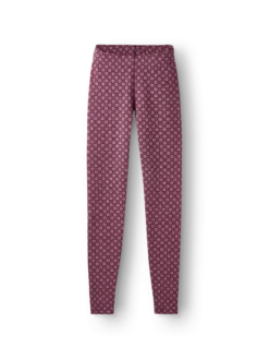 Leggings i merinould med nordisk mønster til kvinder