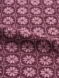 Leggings i merinould med nordisk mønster til kvinder