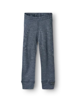 Leggings i merinould/silke til baby