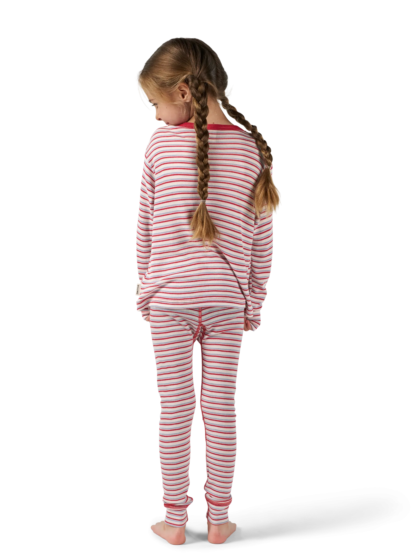 Leggings i merinould/silke til børn