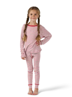 Leggings i merinould/silke til børn