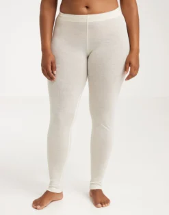 Leggings i merinould/silke til kvinder