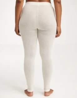 Leggings i merinould/silke til kvinder