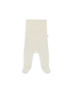 Leggings i merinould/silke til nyfødt