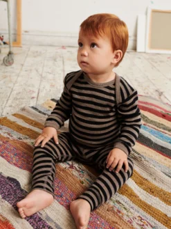 Leggings i merinould til baby